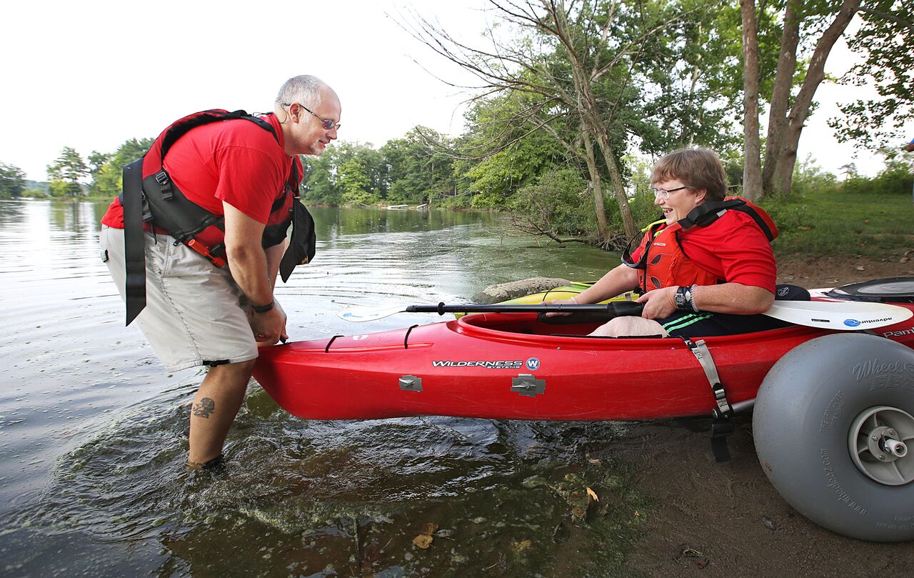 2015 kayaking big tires